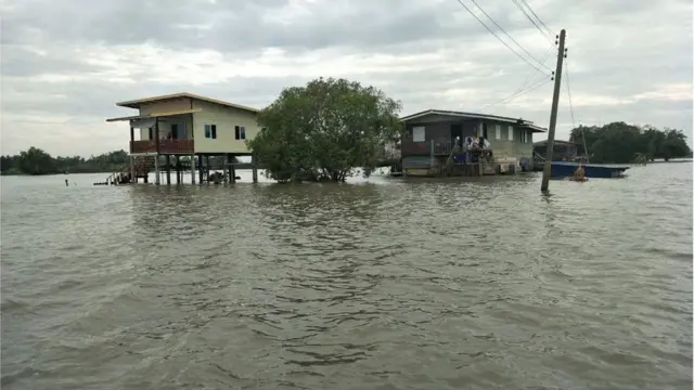 น้ำท่วมบ้านคน