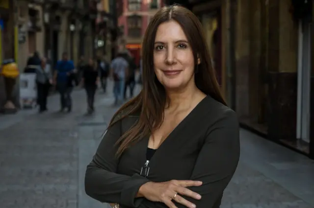 Primer plano de Dolores Redondo