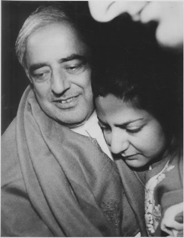 रुबिया सईद के साथ उनके पिता मुफ़्ती मोहम्मद सईद