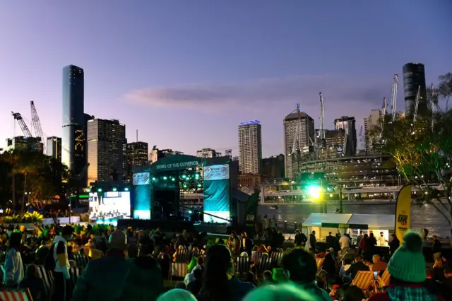 Brisbane'de kutlama