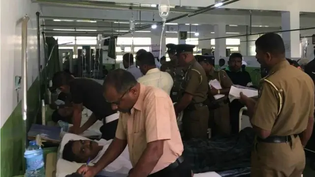 තුවාල ලැබූවන් රෝහලේ