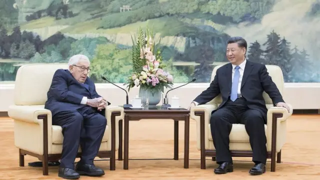 基辛格，習近平，2019年