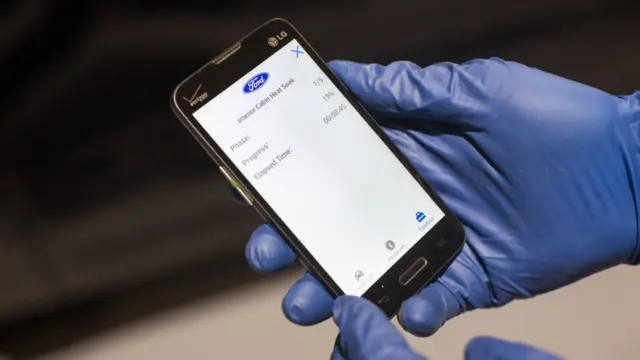 از طریق تلفن همراه می‌توان روند ضدعفونی ماشین را کنترل کرد