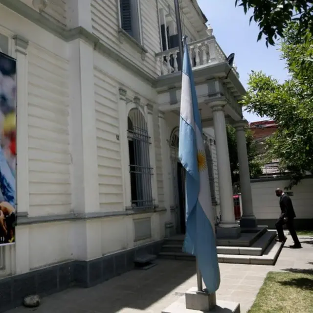 La embajada de Argentina en La Paz