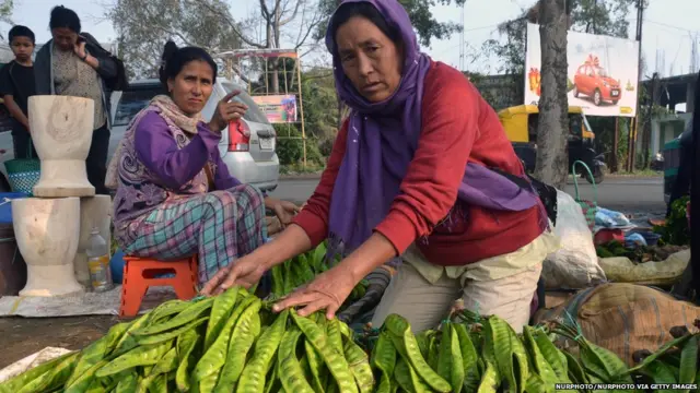 नगा आदिवासी महिला