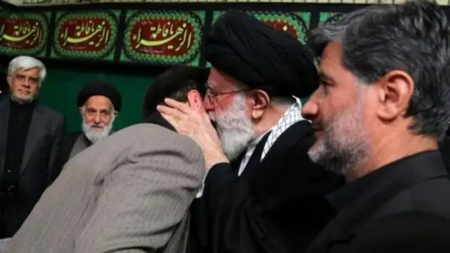 آیت الله خامنه ای و میثم مطیعی