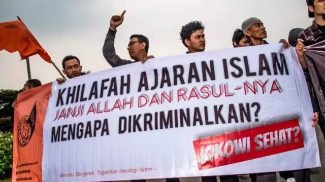 Aksi mendukung khilafah