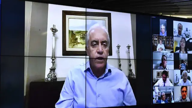 Senador Otto Alencarroleta misteriosa jogosessão remota no Senado