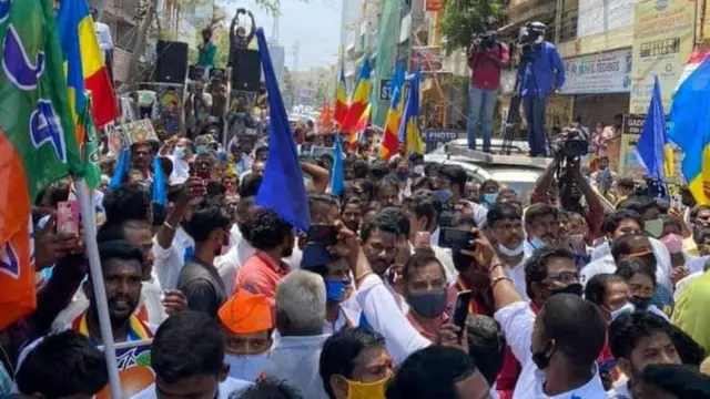 'விஜய், அஜித், சூர்யா அளவுக்கு உதயநிதி ஸ்டாலின் ஏதாவது செய்தாரா?' - சேப்பாக்கம் பா.ம.க வேட்பாளர் கசாலி