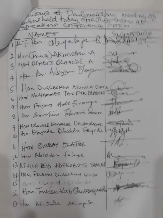 Aṣòfin Iroju Ogundeji, Favour Tomowewo àti Williams Adewale ń lọ rọọkún nílé