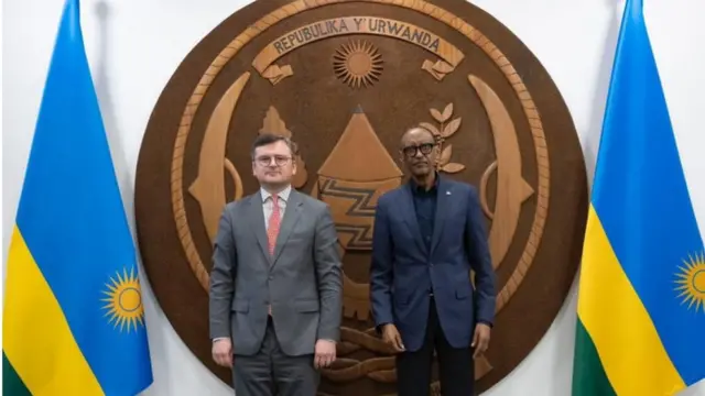 Дмитро Кулеба та Поль Кагаме