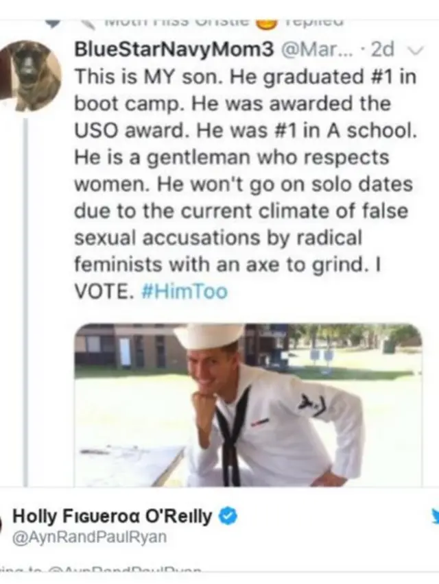 পিটারের হ্যানসনের মায়ের টুইট