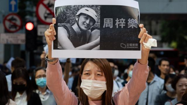 周梓乐是香港示威的重要符号。