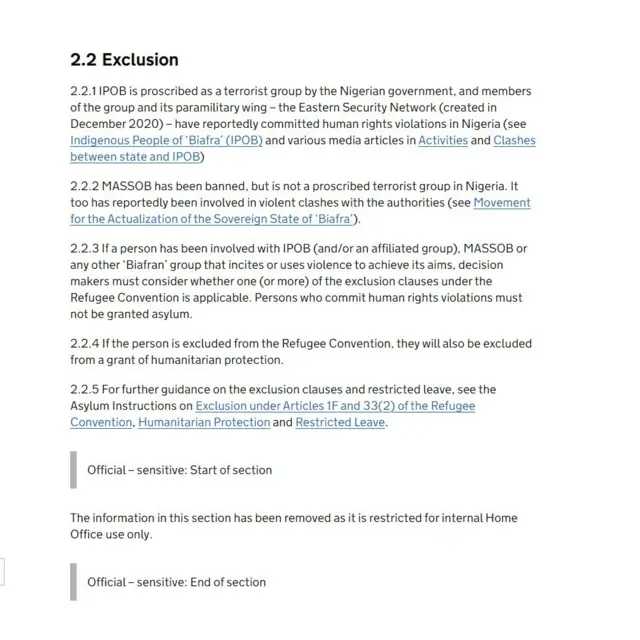 Iwu mba UK tinyere maka ndị Ipob