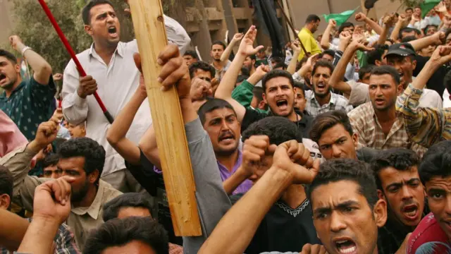 عراق مظاہرے مقتدیٰ الصدر