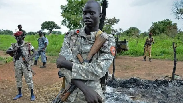 South Sudan soldiers