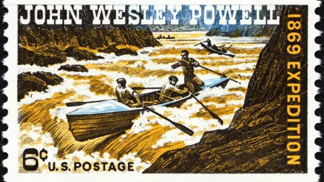 À l'époque de l'expédition de 1869, le Grand Canyon n'apparaissait pas sur les cartes de l'Ouest, même si les Amérindiens le connaissaient bien.