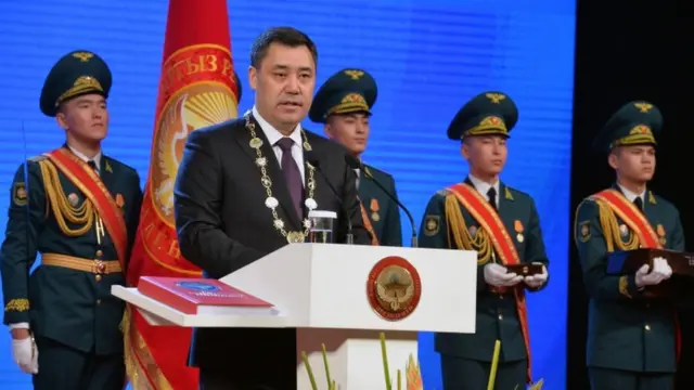 Садыр Жапаровдун инаугурациясы