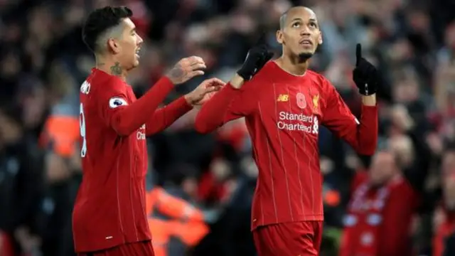Fabinho ló kọ́kọ́ gbá bọ́ọ̀lù sí àwọ̀n City