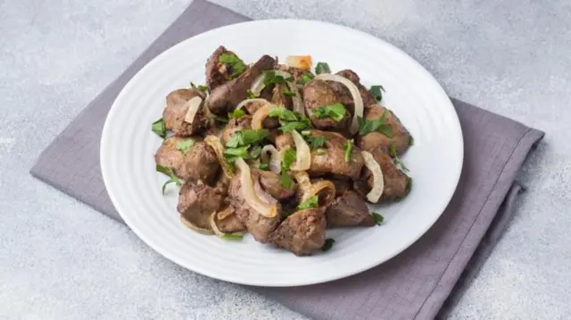 మేక లివర్, ఆహారం, కోడి లివర్