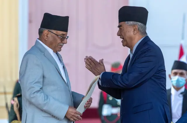 प्रचण्ड-देउवा