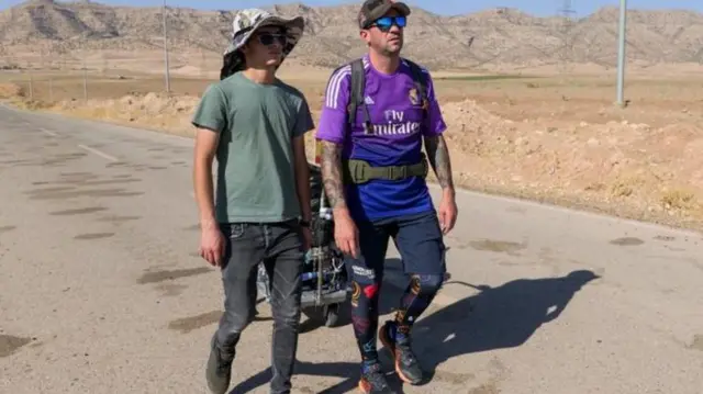 سانتیاگو سانچز، جهانگرد اسپانیایی