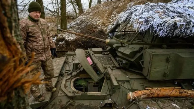 Украинский военный в Курской области