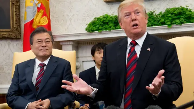 文在寅与特朗普