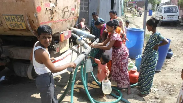 SOLAPUR, WATER SHORTAGE