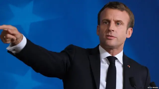 फ़्रांस के राष्ट्रपति इमैनुएल मैक्रों