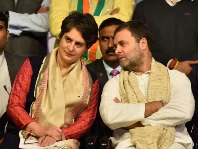 راہل اور پرینکا گاندھی