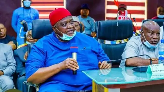 Onyeisi Ohaneze Ndigbo bụ Emmanuel Iwuanyanwu