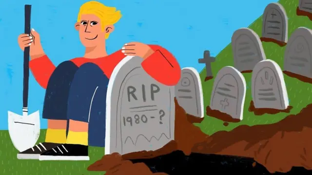 Berpegang pada papan nisan