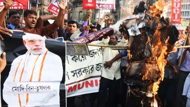 গত বছর প্রধানমন্ত্রী নরেন্দ্র মোদির সরকারের বিরুদ্ধে ব্যাপক ক্ষোভ তৈরি হয়েছিল নোট সংকটকে কেন্দ্র করে