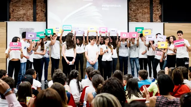 Niños en un programa de educación emocional de la Fundación Botín