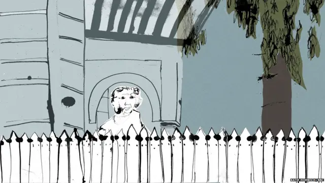 ਘਰ ਦੇ ਬਾਹਰ ਮਾਂ