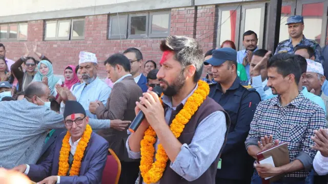 चुनाव जितेपछि रवि लामिछाने