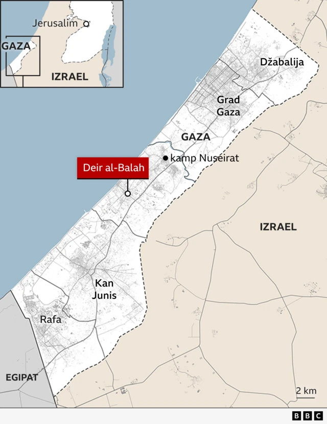 mapa pojasa Gaze