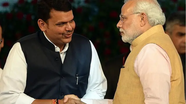 नरेंद्र मोदी और देवेंद्र फडणवीस