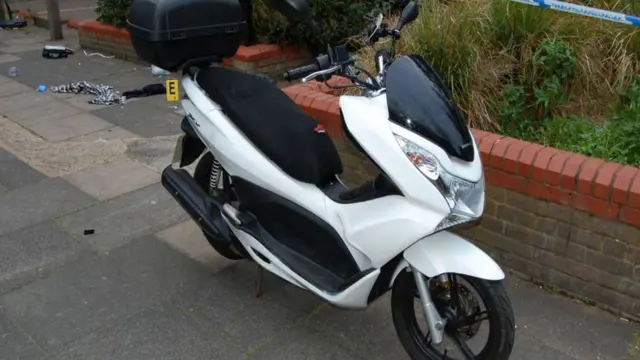 moto de Iderval Da Silva,