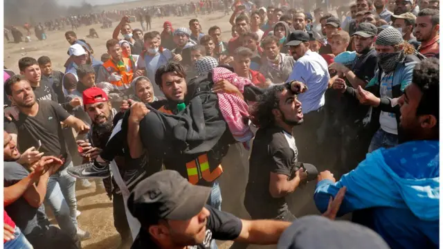 গাজায় টানা বিক্ষোভ চলছে গত কয়েক সপ্তাহ ধরে