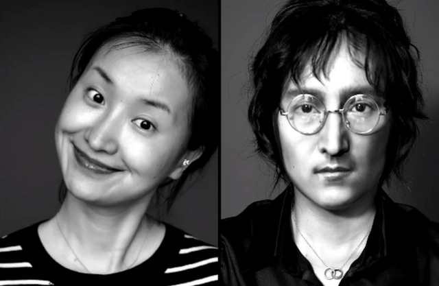 He Yuhong como John Lennon