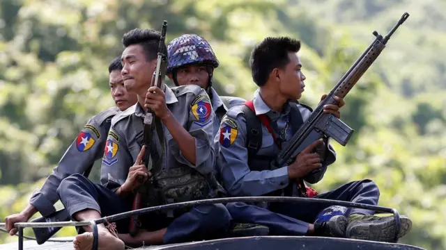 polisi Myanmar