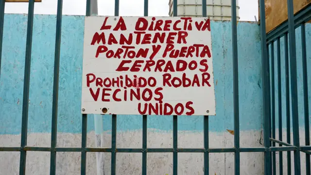 Aviso en Antofagasta