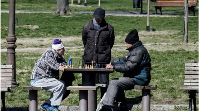 Beograd, Kalemegdan, treći dan vanrednog stanja u Srbiji, mart 2020. godine