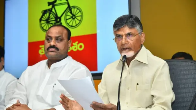 చంద్రబాబు నాయుడుతో అచ్చెన్నాయుడు