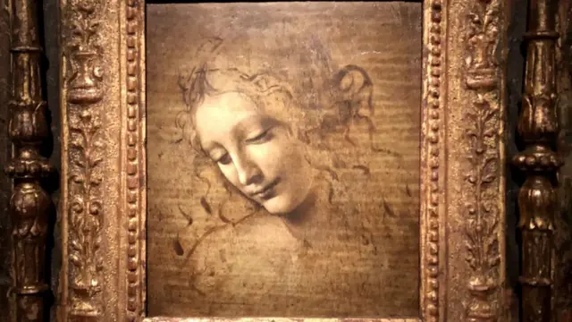 Leonardo da Vinci's The Head of a Woman (also known as La Scapigliata)