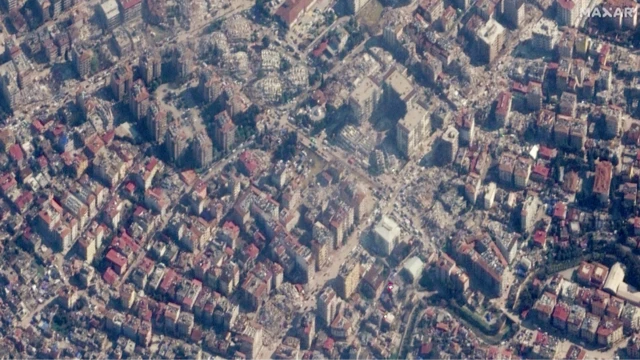 지진 이후의 안타크야, 터키