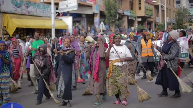 Shacbka magaalada Addis Ababa oo ololaha caafimaadka ka qayb qaatay