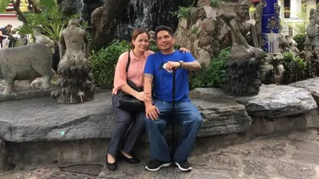 Маркс с женой Черри